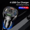 ⁦מטען מהיר לרכב בתקן QC3.0 עם 4 כניסות USB⁩ – תמונה ⁦4⁩