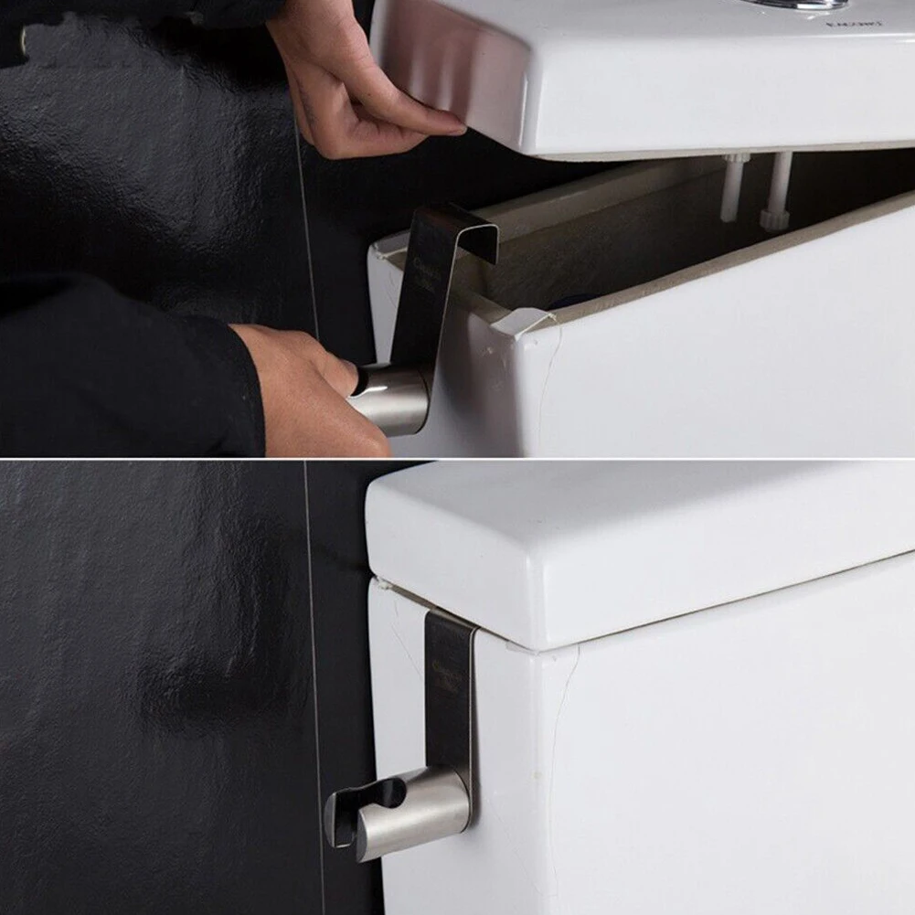 Stainless Steel Holder Hook Hanger Bidet Sprayer Holder Toilet Bathroom Attachment Hanging Bracket For Hand Shower