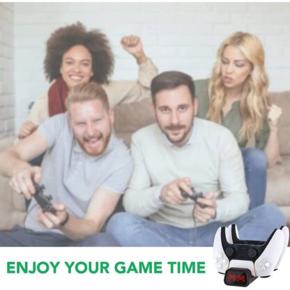 ⁦תחנת טעינה כפולה לבקרים עם התאמה ל-Xbox Series X/S, PS5 ול-Nintendo Switch⁩ – תמונה ⁦6⁩