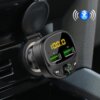 ⁦משדר FM-דגם G13 המקצועי לרכב עם בלוטוס+דיבורית+הטענת ניידים⁩ – תמונה ⁦2⁩