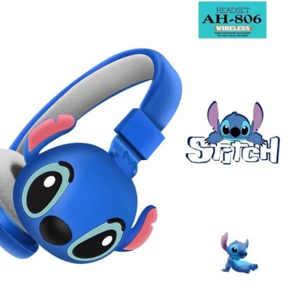 ⁦אוזניות בלוטות' מתקפלות - בעיצוב סטיץ של Disney⁩ – תמונה ⁦3⁩