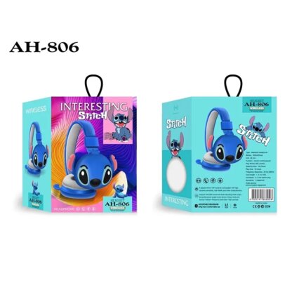 ⁦אוזניות בלוטות' מתקפלות - בעיצוב סטיץ של Disney⁩ – תמונה ⁦4⁩