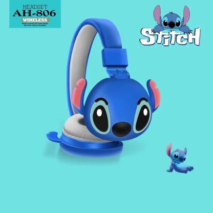 ⁦אוזניות בלוטות' מתקפלות - בעיצוב סטיץ של Disney⁩ – תמונה ⁦5⁩