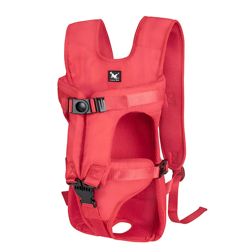 Outdoor Pet Front Dog Carrier Backpacks Adjustable Hands Free Dog Backpack Carrier For Medium Small Dogs