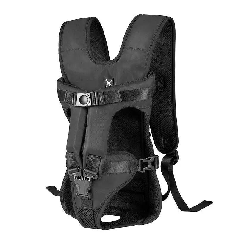 Outdoor Pet Front Dog Carrier Backpacks Adjustable Hands Free Dog Backpack Carrier For Medium Small Dogs