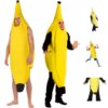 תחפושת לילדים ומבוגרים של בננה