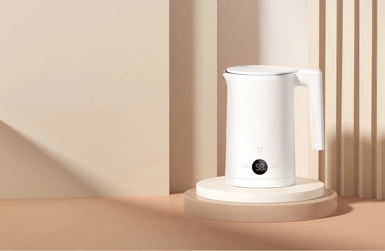 XIAOMI MIJIA Thermostatic Electric Kettles 2 Pro,Tea Kettle for Hot Water, Coffee & Tea,1.7L,With Auto Shut-Off,220V,CN Version