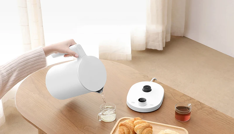 XIAOMI MIJIA Thermostatic Electric Kettles 2 Pro,Tea Kettle for Hot Water, Coffee & Tea,1.7L,With Auto Shut-Off,220V,CN Version