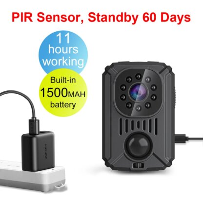 ⁦מיני מצלמת גוף כולל חיישן תנועה באיכות FULL HD⁩ – תמונה ⁦4⁩