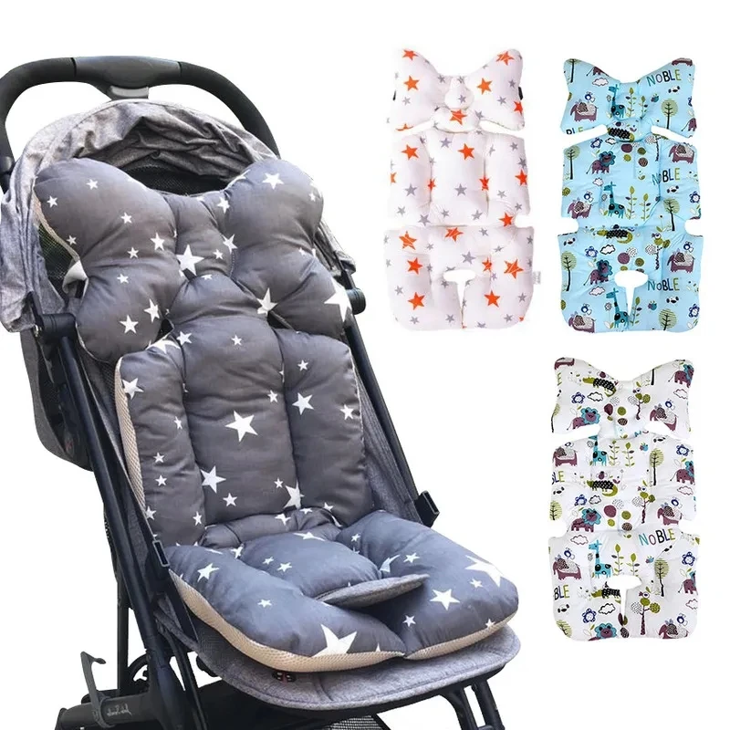 Cotton Universal Baby Stroller Car High Chair Seat Cushion Liner Mat Pad Cover Protector For Baby Kid Toddler Infants