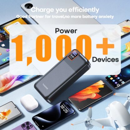 ⁦סוללת גיבוי ניידת 10000mah/20000mah⁩ – תמונה ⁦5⁩