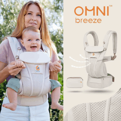 ⁦מנשא לתינוק Ergobaby Omni Breeze - מבחר צבעים לבחירה⁩ – תמונה ⁦5⁩