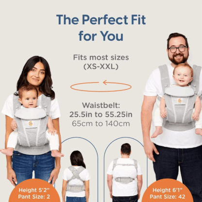⁦מנשא לתינוק Ergobaby Omni Breeze - מבחר צבעים לבחירה⁩ – תמונה ⁦10⁩